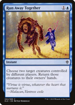 Run Away Together (062) Throne of Eldraine ELD MTG Magic
