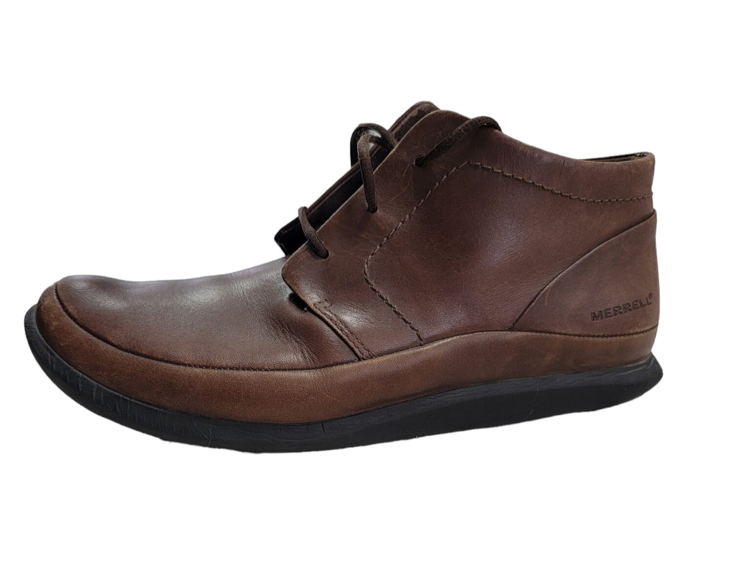 Mocassino vintage Merrell da donna Quest Vale Performance in pelle marrone taglia 9 5