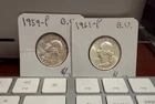 2 Washington Quarters. White. Really Nice. 1949-P and 1961-P.