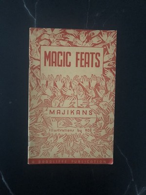 Rare Vintage Magic Book - Magic Feats By Majikans