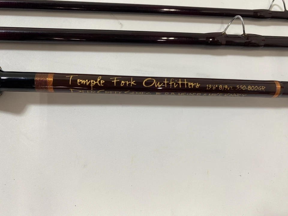 Caña con mosca TFO serie Deer Creek #8/9 13 pies 6 pulgadas 4 piezas pesca con mosca Foto 3 de 4