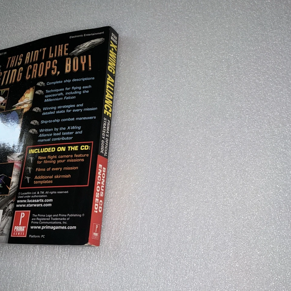 X-Wing Alliance: Prima's Official Strategy Guide by Prima used vgc no cd rare - Image 3 of 4