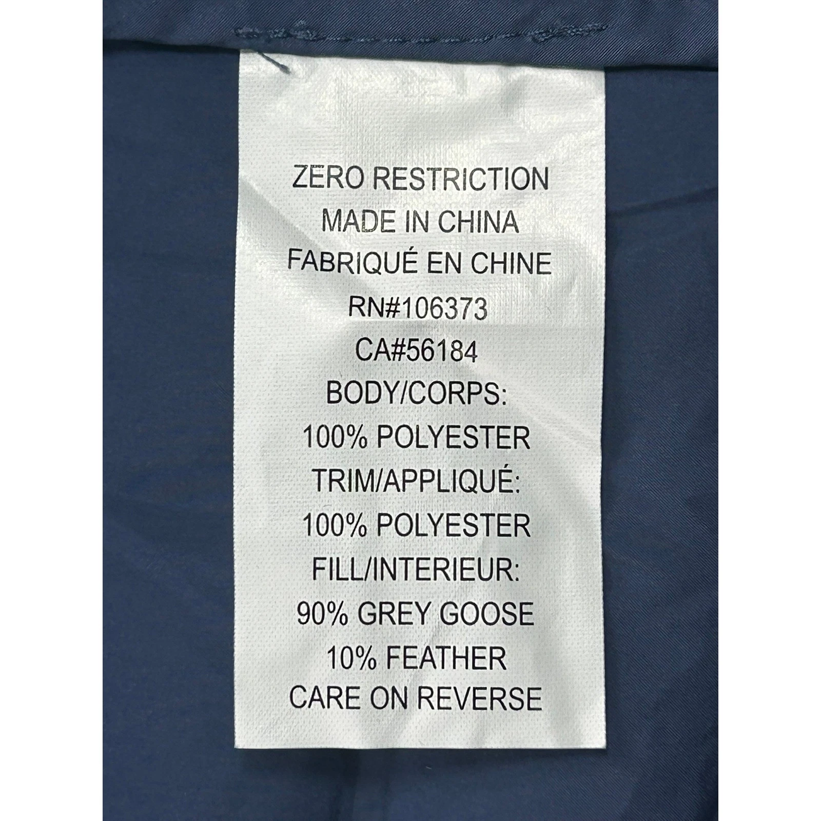 Zero Restriction Men Golf English Channel Vest Down Quilted Puffer Blue Snap L image 7