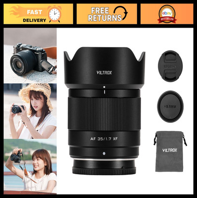 35mm f/1.7 Auto Focus Prime Lens for Fuji X-Mount Cameras - Large Aperture APS-C