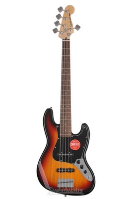 Squier Affinity Series Jazz Bass V - 3-color Sunburst with Laurel Fingerboard
