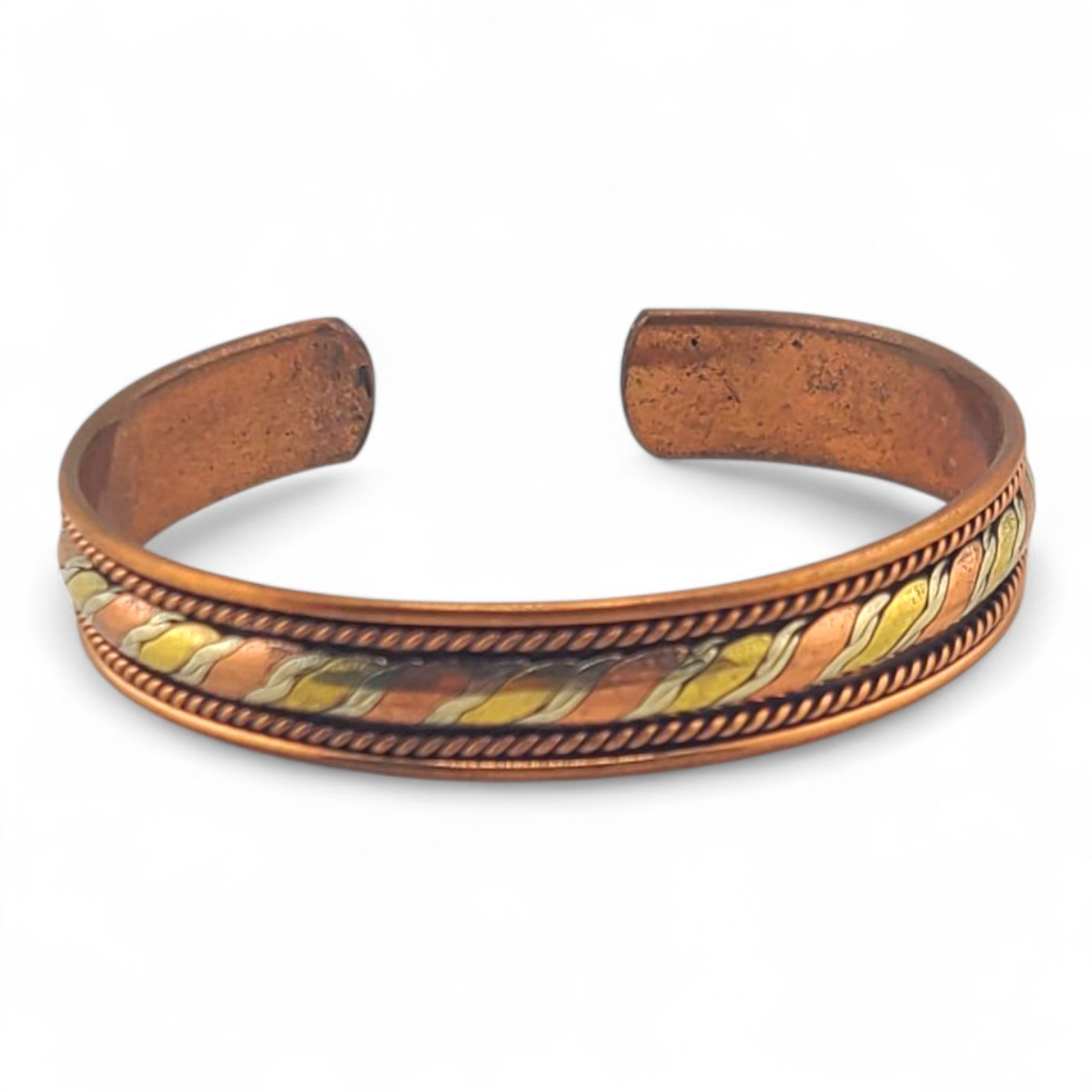 Solid Copper Open Cuff Bracelet,Wrist Copper Bang… - image 14