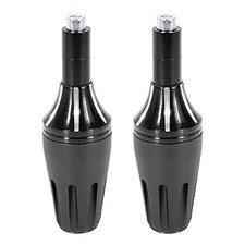 2pcs Motorcycle Universal Frame Slider Crash Pad Anti Collision Strip Black
