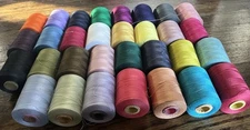 31 Spools Vintage 2000 Yd Spool Cotton Thread Kismet Giant Coates Great Colors