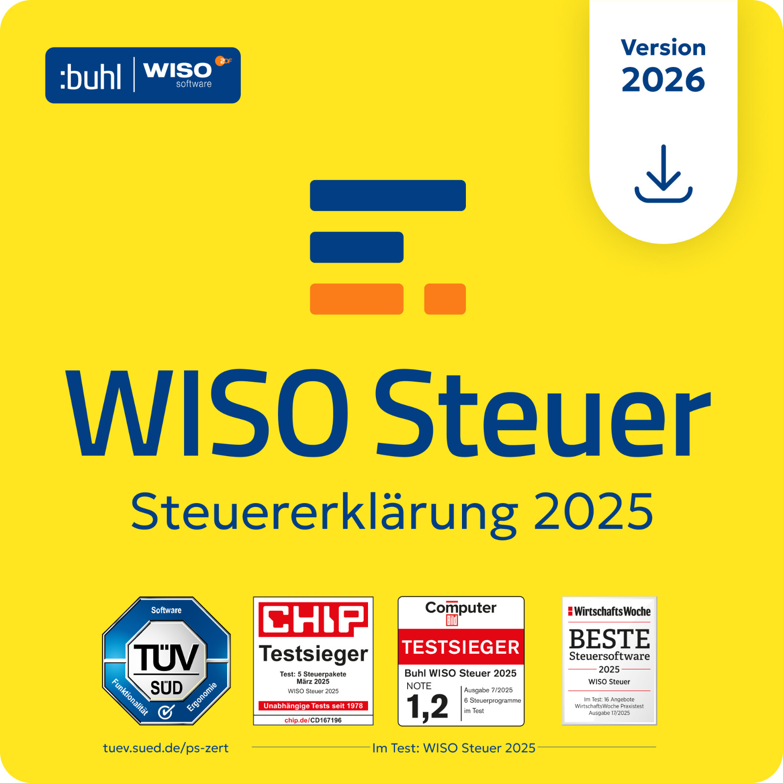 ESD-Version WISO Steuer 2026 - für die Steuererklärung 2025 - per eBay-Nachricht