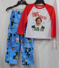 NWT - Kid's "Buddy The Elf" Holiday Pajama Set - Sz 4