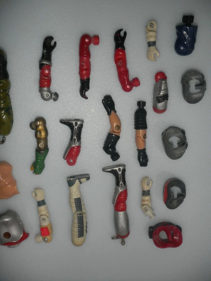 Figura de acción vintage años 80 piezas G.I. GI Joe Cobra Lote 3.75 ARAH Reparación Foto 4 de 4