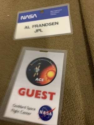 Nasa Badge Advanced Composition Explorer Goddard Flight Center Badge