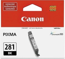Canon 281 CLI281BK Black Ink Cartridge Genuine