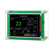 HOTKREM Air Quality Monitor PM2.5, PM10, PM1.0 Detector, Indoor (PM2.5, AQI)