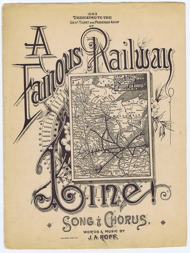 A Famous Railway Line - Great Rock Island and Albert Lea - 1883 - great map!
