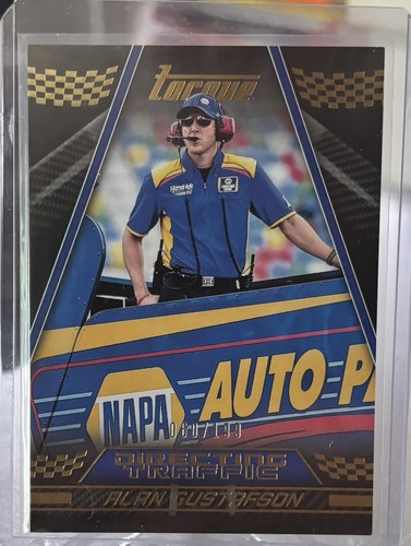2017 Panini Torque #DT7 Alan Gustafson Directing Traffic Holo Gold /199 B1R1