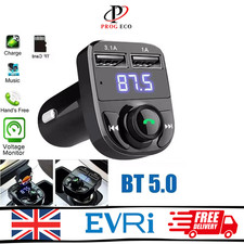 Car Wireless Bluetooth FM Transmitter MP3 Player USB Car Charger Adapter UK