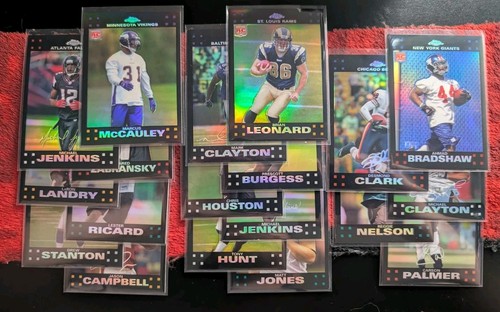 2007 TOPPS CHROME FOOTBALL/WHITE, BLUE REFRACTOR/REFRACTOR/XFRACTOR/BASE (159) - Picture 7 of 11