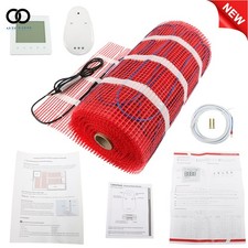 100 Sqft 120 v Electric Radiant Bathroom Kitchen Warm Floor Mat Heating System