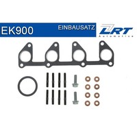 Montagesatz AbgaskrüMmer FüR Opel Astra G CC F48_ F08_ 1.6 53_ 54_ 58_ 59_