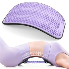 Adjustable Lumbar Support Board  Extra-Wide Back Stretcher for Lower Back Pa...