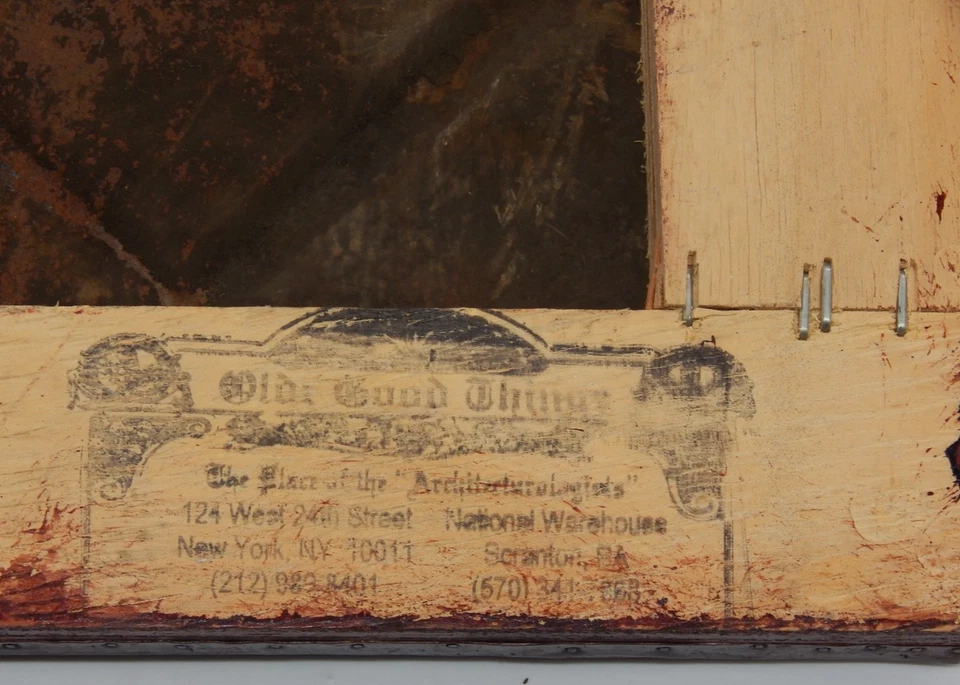 Architectural Salvage Antique Metal Framed Ceiling Tin Olde Goode Things NYC - Image 4 of 4