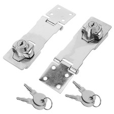 Right Angle Hasp Lock Drawer Desk Cabinet with Keys File Replacement