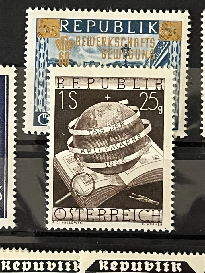 AUSTRIA 1953 - Including Reconstruction of the Protestant School SET - MNH - Image 4 of 4