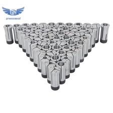 57Piece 5C Round Collet Set Fractional 1/8" To 1" High Precision