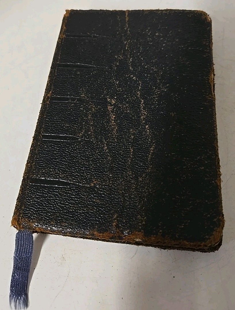 1942 Ave Maria Leather Pocket Prayer Book - Catholic Devotions Manual