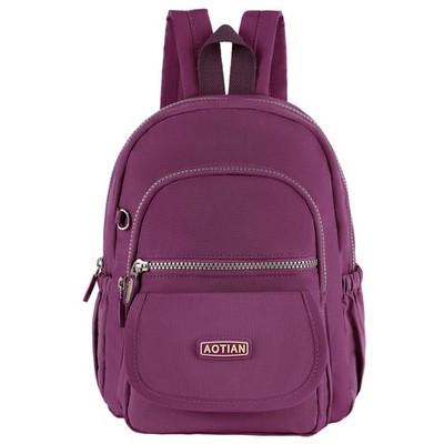 Mini Backpack for Women, Lightweight Sturdy Nylon Small Daypack