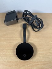 Google Chromecast Ultra (4K HD) + Power Ethernet Adapter NC2-6A5-D