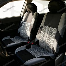 For Toyota Tacoma Car Seat Covers Premium Cloth Front 2 Seat Protector Cushion
