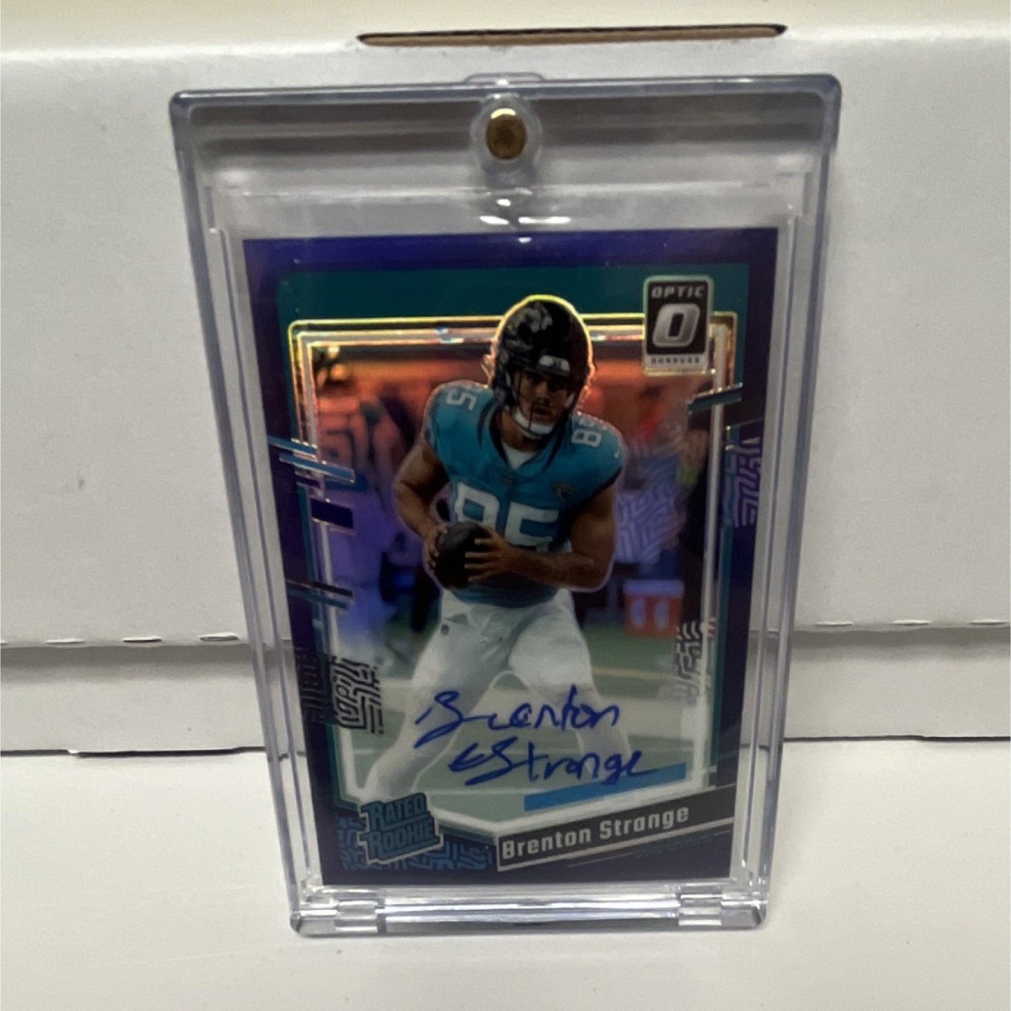 Brenton Strange Panini Donruss Optic #251 Autograph