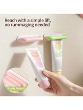 Space Saving Wall Mount Toothpaste Dispenser Holder Perfect For Small Bathrooms