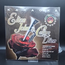 Elton John Celine Dion Laserdisc Karaoke Music Super Star 2, Double-Sided