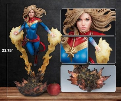 CAPTAIN MARVEL / CAROL DANVERS~PREMIUM FORMAT FIGURE~LE #58 / 600~ SIDESHOW