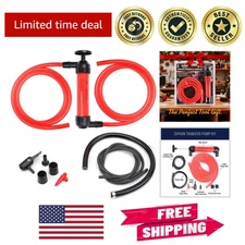 Universal Battery-Operated Multi-Use Siphon Fuel Transfer Pump Kit 12L/min