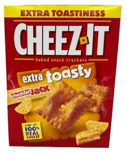 Cheez it Extra Toasty Cheddar Jack Baked Snack Crackers 12.4 oz