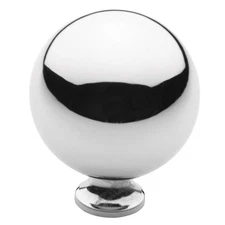 Baldwin 4968.260.BIN Spherical Design 1-1/2-Inch Diameter Cabinet Knob, Chrome