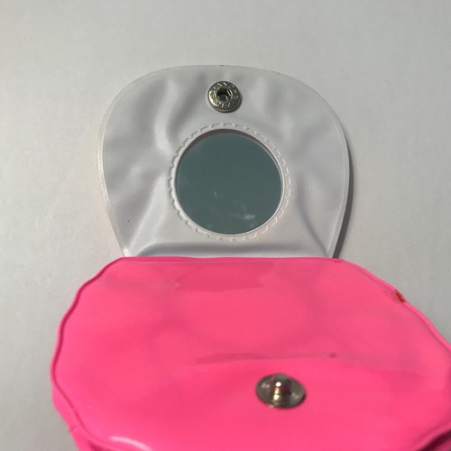 Vintage Royal Gorge Plastic Pink Child’s Purse with Mirror - Picture 6 of 7