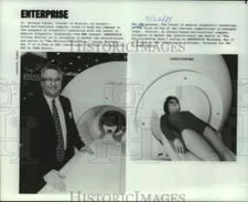 1984 Press Photo Enterprise profiles the NMR medical scanner on PBS television