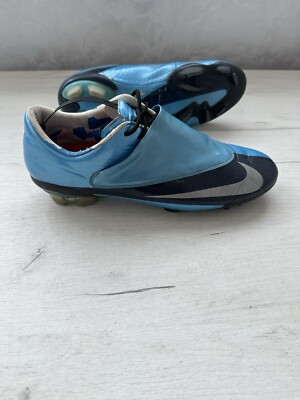 Nike Mercurial Vapor 5 FG Navy Blue Silver Swoosh Football Soccer