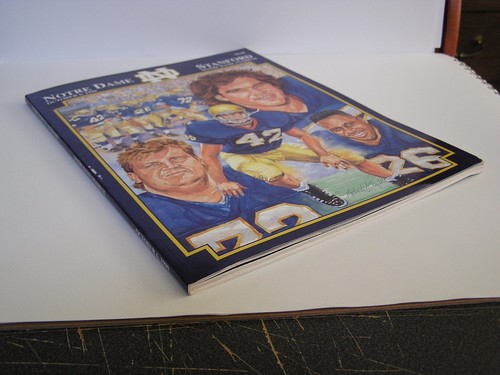 Notre Dame Fighting Irish VS Stanford Cardinals 10/6/90 Football Program - Picture 2 of 8