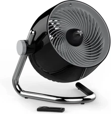 Pivot6 Whole Room Air Circulator Fan with 4 Speeds, Remote Control, Rotating Axi