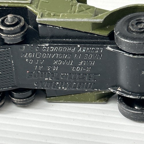 Matchbox Lesney Battle Kings K-116 Artillery Truck K-103 Half Truck - Picture 20 of 22