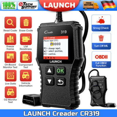 2025 Launch CR319 Profi KFZ OBD2 Diagnosegerät Auto Scanner Fehler Auslesegerät