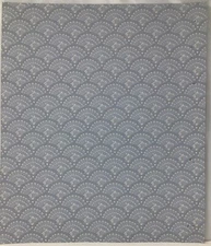 1980s Vintage Wallpaper Sample Kingfisher Bed & Bath Pattern Shells 20571