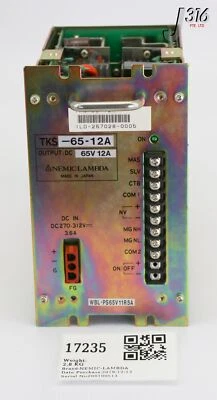 17235 NEMIC-LAMBDA Stromversorgung, Wandler, I/P DC270-312V, 3.6A TKS-65-12A - Bild 1 von 4
