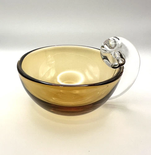 Rare Steuben Luminescence Olive Dish